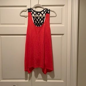 Red and Navy Blue lightweight Tank-top